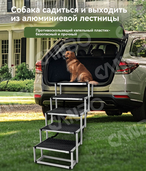 Лестница складная для собак в машину. Пандус для багажника Большая ...