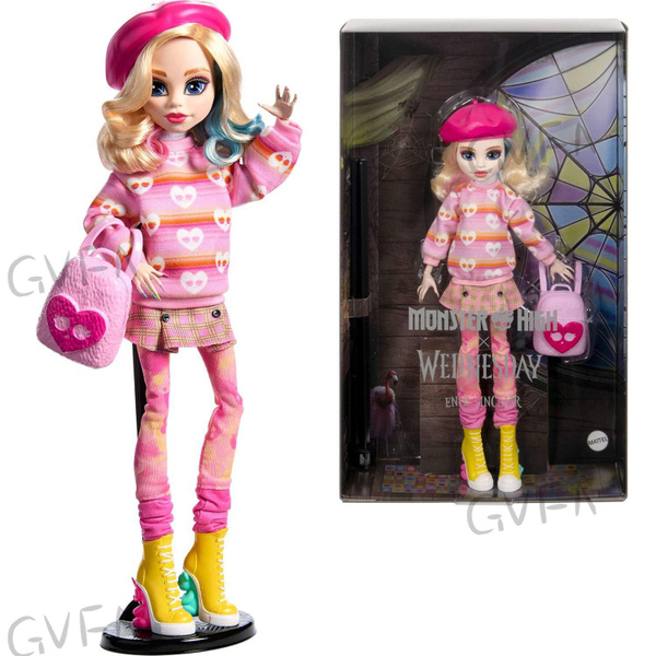Кукла Monster High Rave'N Dance Wednesday Enid Sinclair купить на OZON по низкой цене (2470357343)