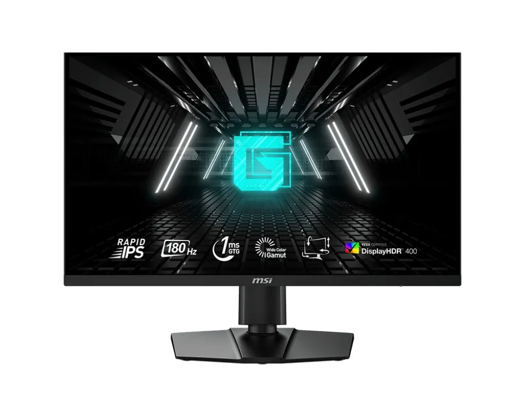 27"МониторМониторMSIG274QPFE2,2560x1440,180Гц,IPS,LED,1000:1,400Кд/м²,черный,черный