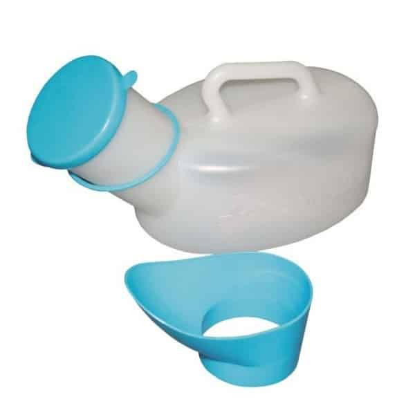 Disposable Medical Men Women Plastic Urinal With Cover Cap - Buy Men Women Plast