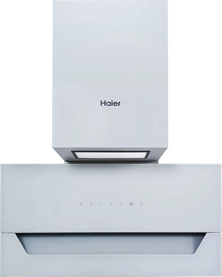 Вытяжки хайер наклонные. Вытяжка Haier HVX-w682cw. Вытяжка Хайер белая