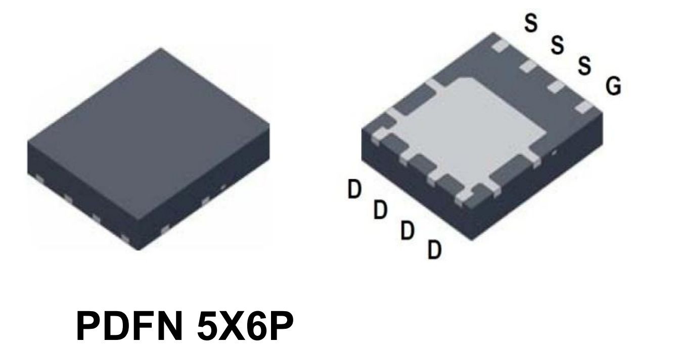 МикросхемаPK5E6BAN-ChannelMOSFET30V52APDFN5x6P