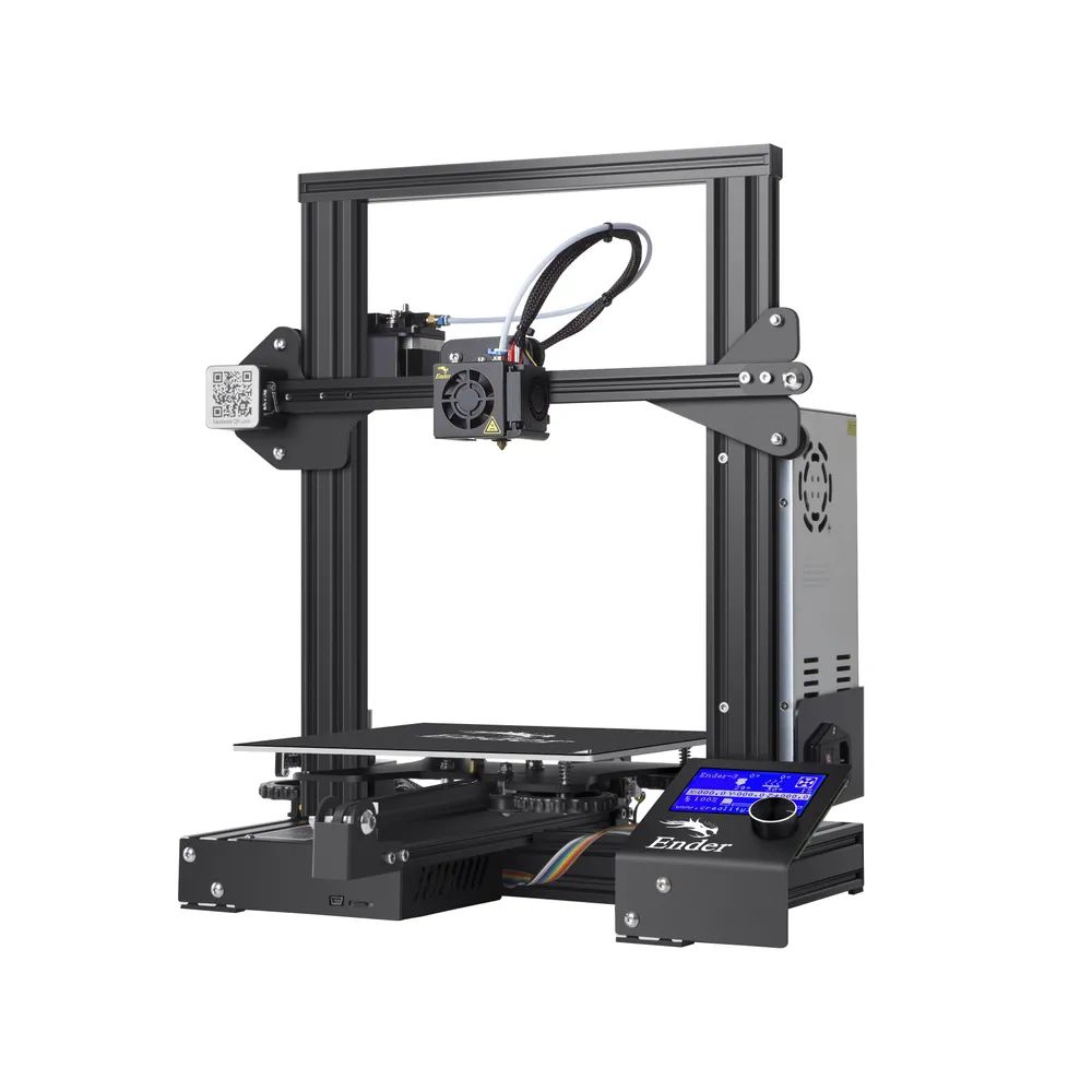 3DпринтерCrealityEnder-3(набордлясборки),размерпечати220x220x250мм