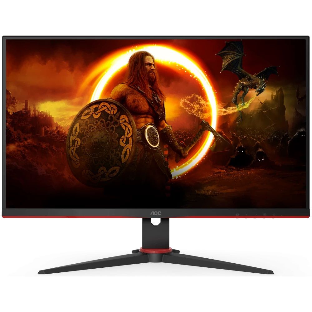 AOC23.8"Мониторигровой24G2SPAE/BKIPS1920x1080165Hz,черный,красный