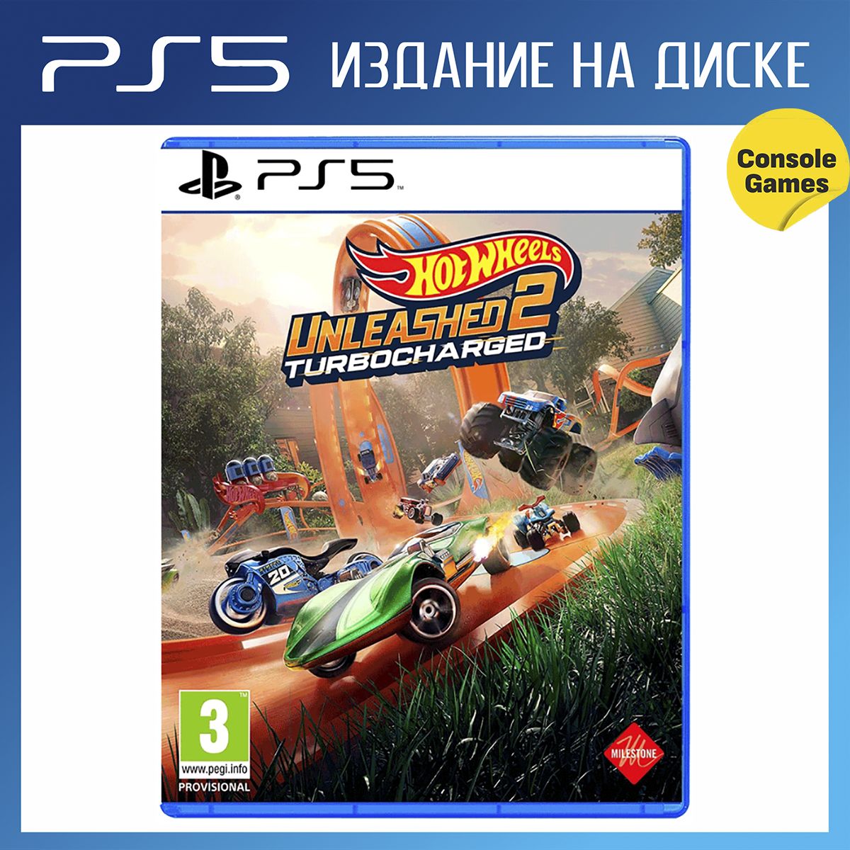 Игра PS5 Hot Wheels Unleashed 2 Turbocharged (английская версия) (PlayStation 5, Английская версия)