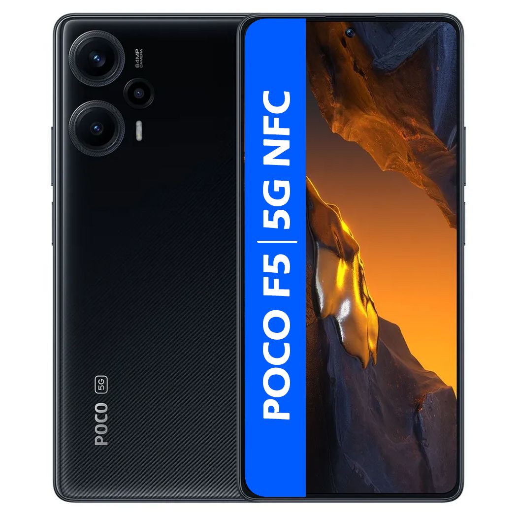 Poco Смартфон РОСТЕСТ(ЕВРОТЕСТ) POCO F5 5G 8/256 ГБ, черный