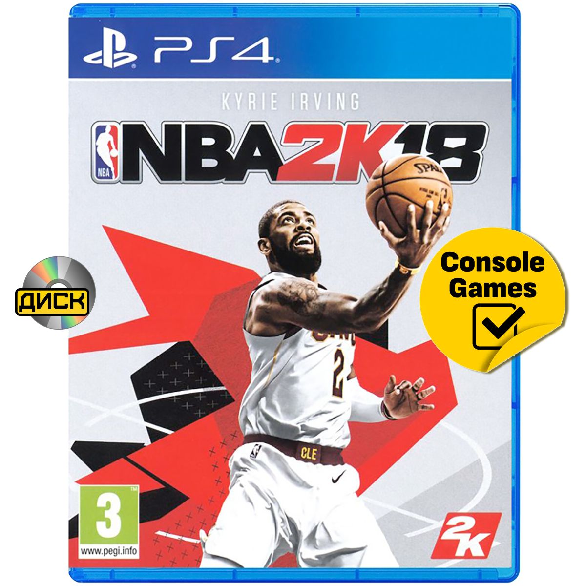 PS4 NBA 2K18 (английская версия). Товар уцененный