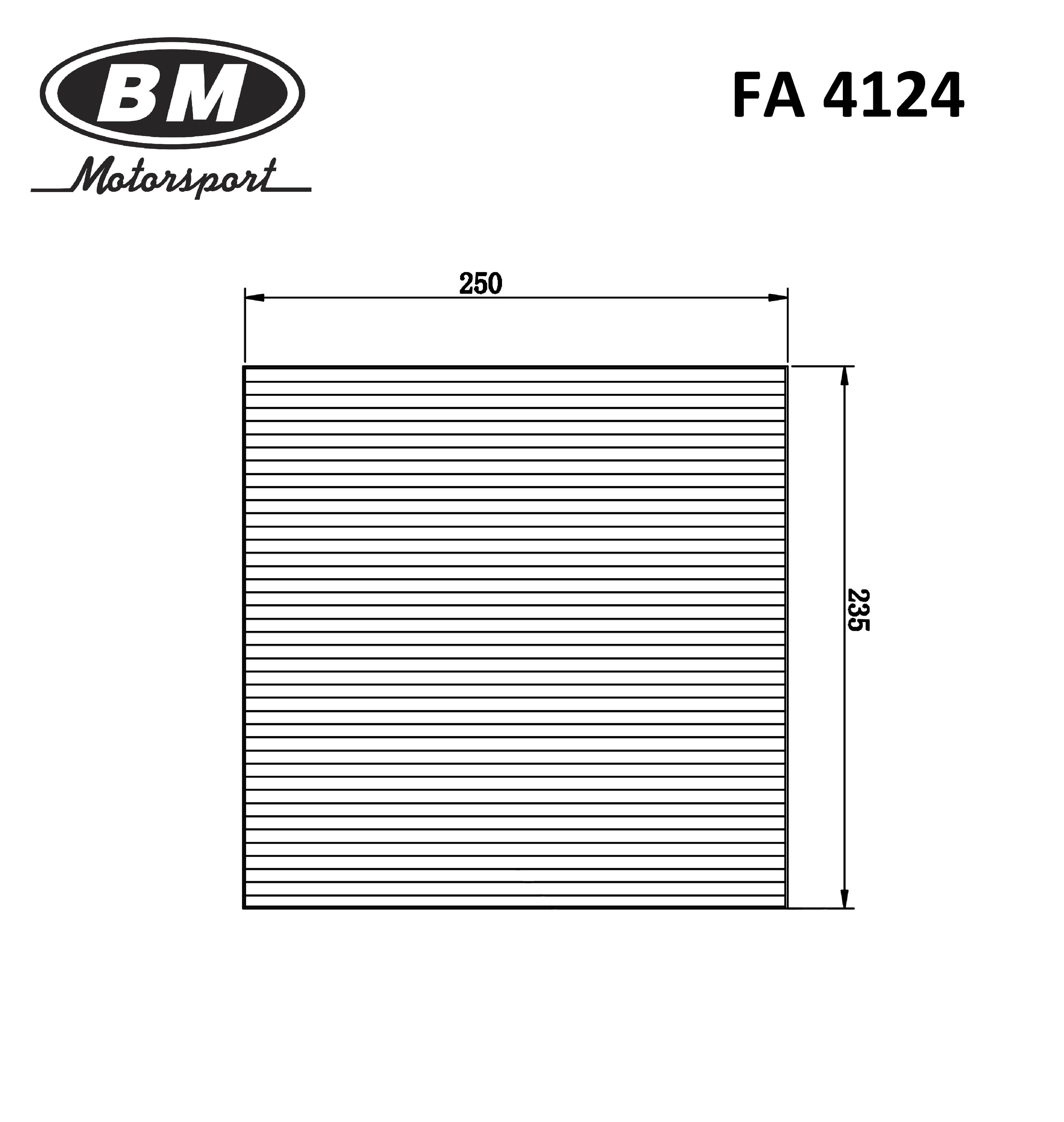 Bm-motorsportФильтрсалонныйарт.FA4124,1шт.