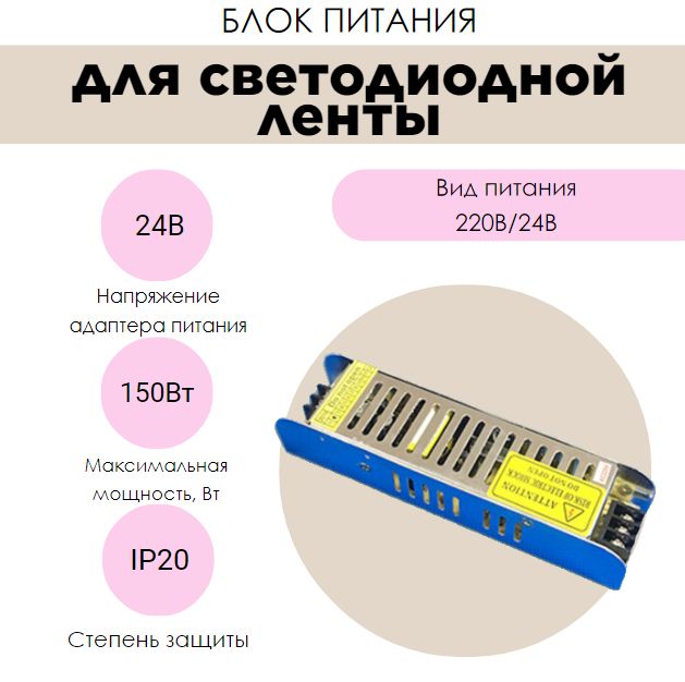 Блок питания для светодиодной ленты