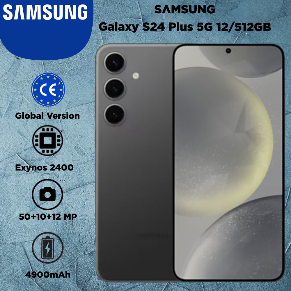 SamsungСмартфонGalaxyS24PlusGlobal12/512ГБ,черный