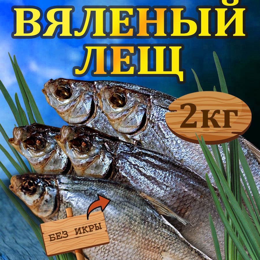 Рыба вяленая РЫБА ЕСТЬ лещ Астраханский 2 кг - купить с доставкой по  выгодным ценам в интернет-магазине OZON (1235853524)