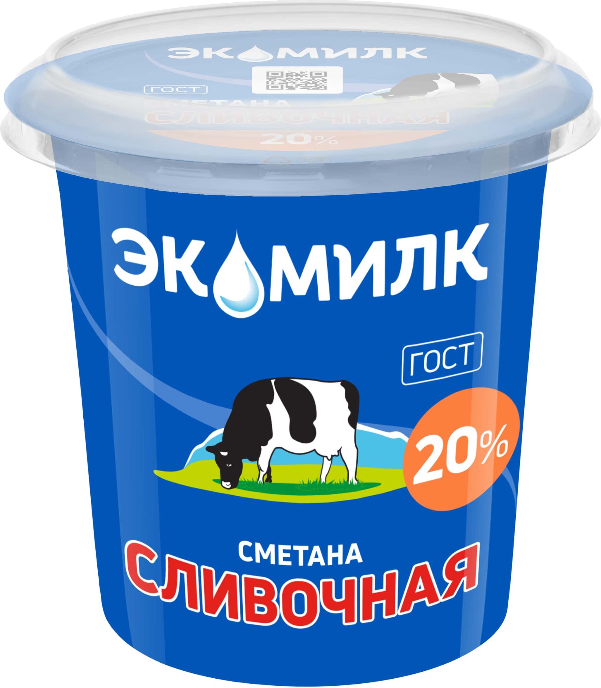 СметанаЭкомилкСливочная,20%,315г