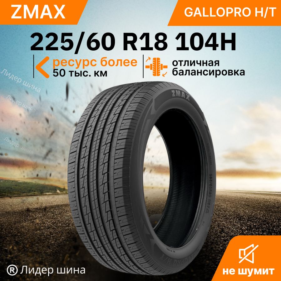 Шины для легковых автомобилей Zmax Tire 225/60 18 Лето Нешипованные -  купить в интернет-магазине OZON с доставкой (1455497463)