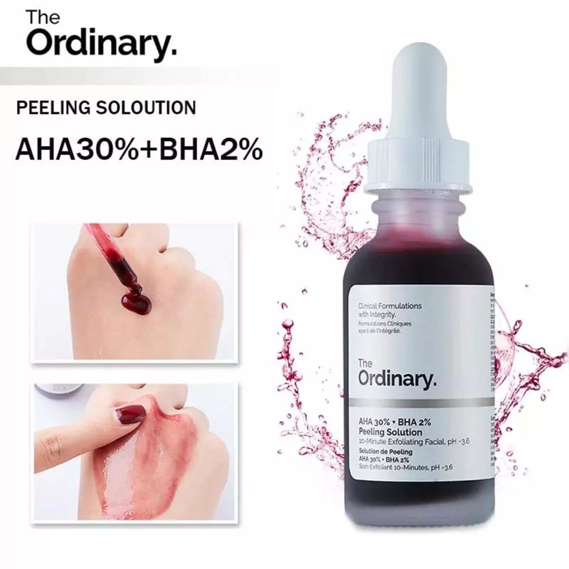 The Ordinary AHA 30% + BHA 2% 30 мл - пилинг для лица