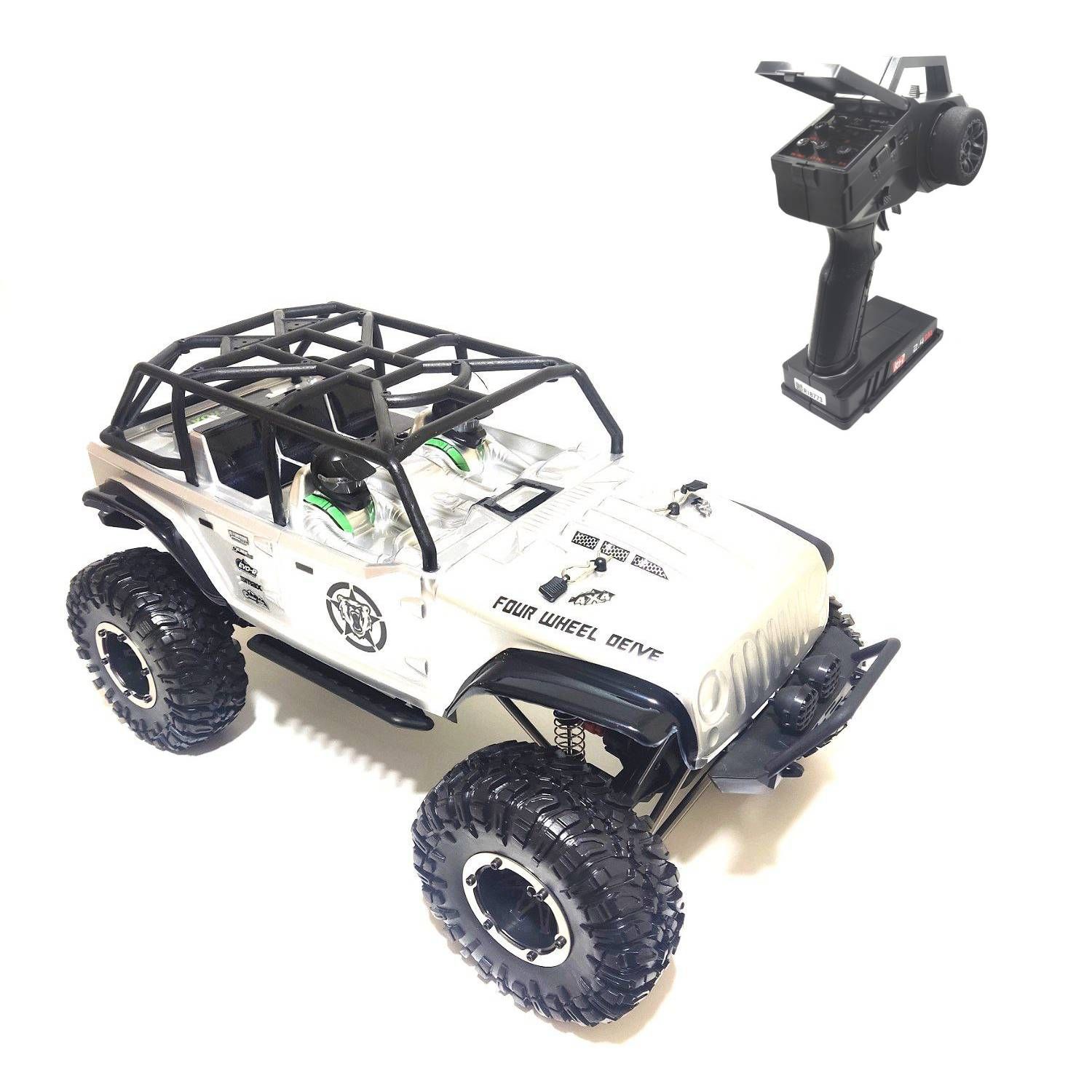 Радиоуправляемый краулер Remo Hobby RH Open-Topped Jeeps 4WD RTR масштаб  1:10 - RH1073-SJ - купить с доставкой по выгодным ценам в интернет-магазине  OZON (370399520)