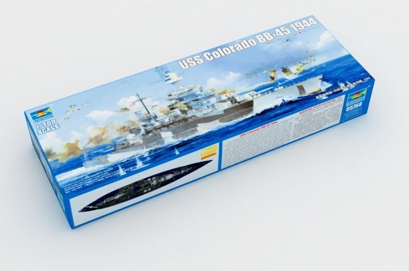 Trumpeter 1/700 05768 USS Колорадо BB-45 1944Корабль