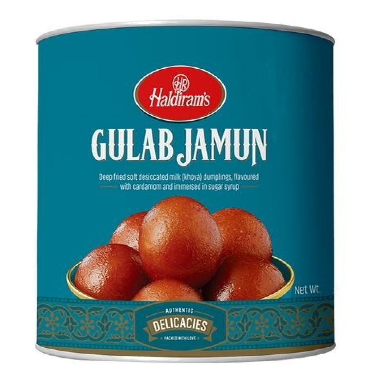 Творожные сладкие шарики Haldirams Гулаб Джамун (Gulab jamun), 3700 г