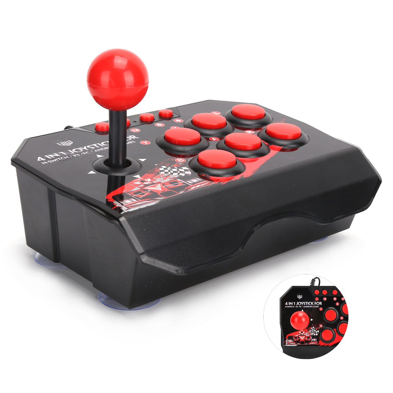 Проводной аркадный джойстик Arcade Fight Stick Аксессуары для аркадных игр  - купить по выгодной цене в интернет-магазине OZON (1518675174)