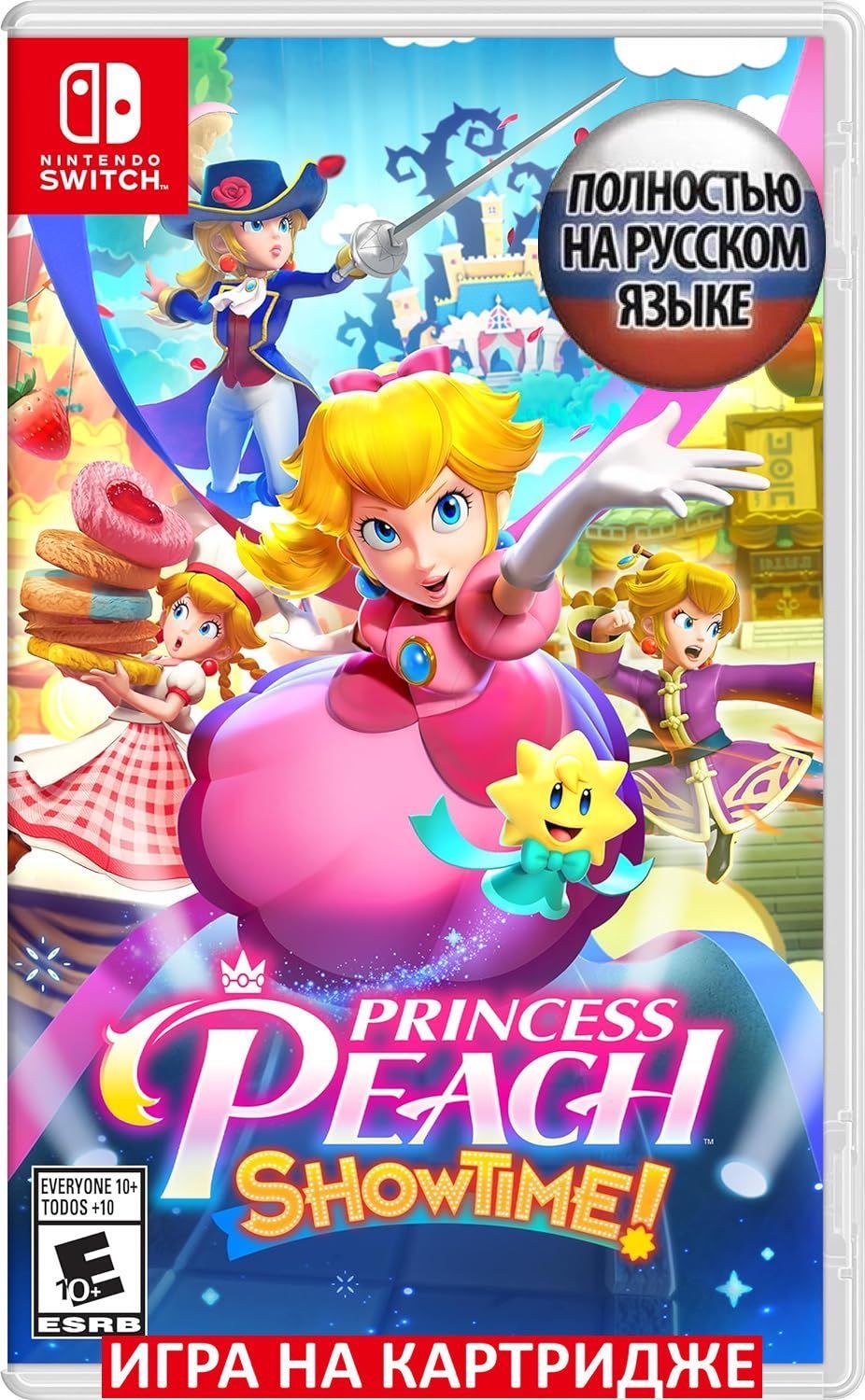 Игра Princess Peach: Showtime (Nintendo Switch, Русская версия) купить по  низкой цене с доставкой в интернет-магазине OZON (1526763135)