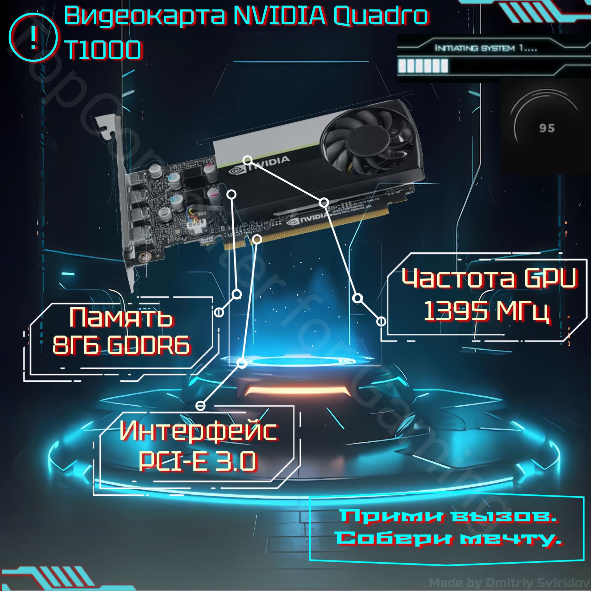 Видеокарта NVIDIA Quadro T1000, 8 ГБ GDDR6, GDDR6 - купить по низким ценам  в интернет-магазине OZON (848939937)