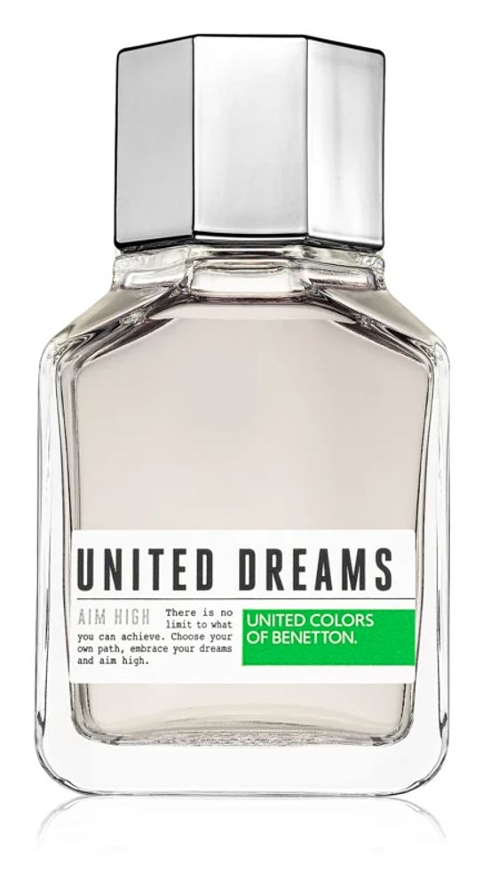 Туалетная вода United Colors of Benetton United Dreams men aim High. United Dreams aim High духи. Benetton aim High.