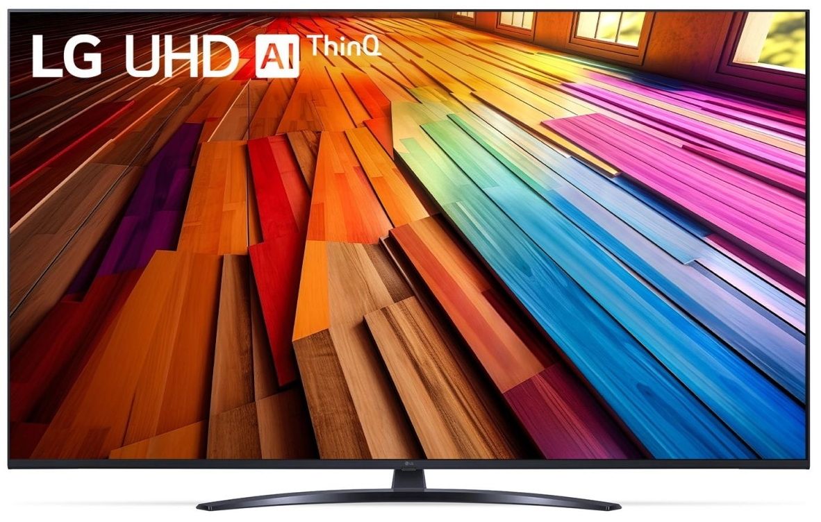 LGТелевизор65UT81006LA.ARUG65"4KUHD,черный