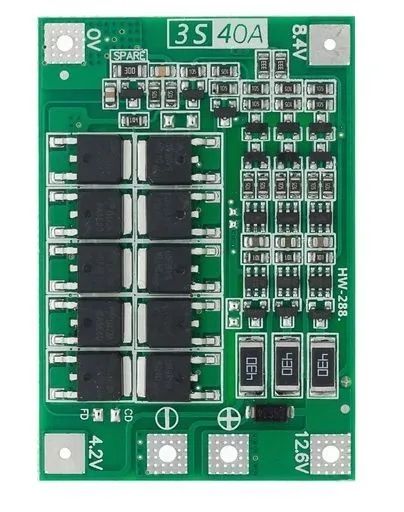 BMS3S40A18650зарядноеустройстводлялитий-ионныхаккумуляторовсзащитойибалансировкой,зарядныймодуль