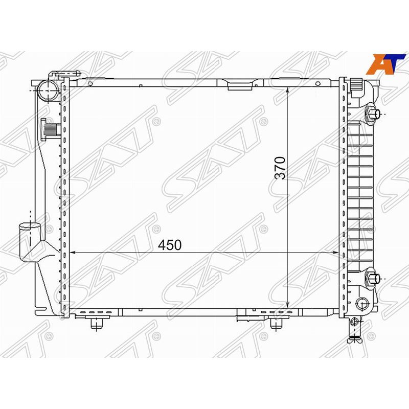 Купить Радиатор Мерседес