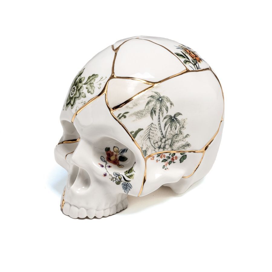 СтатуэткаSeletti(09943)Skull.Декор,аксессуары,освещение,посудаизфарфора(Италия)