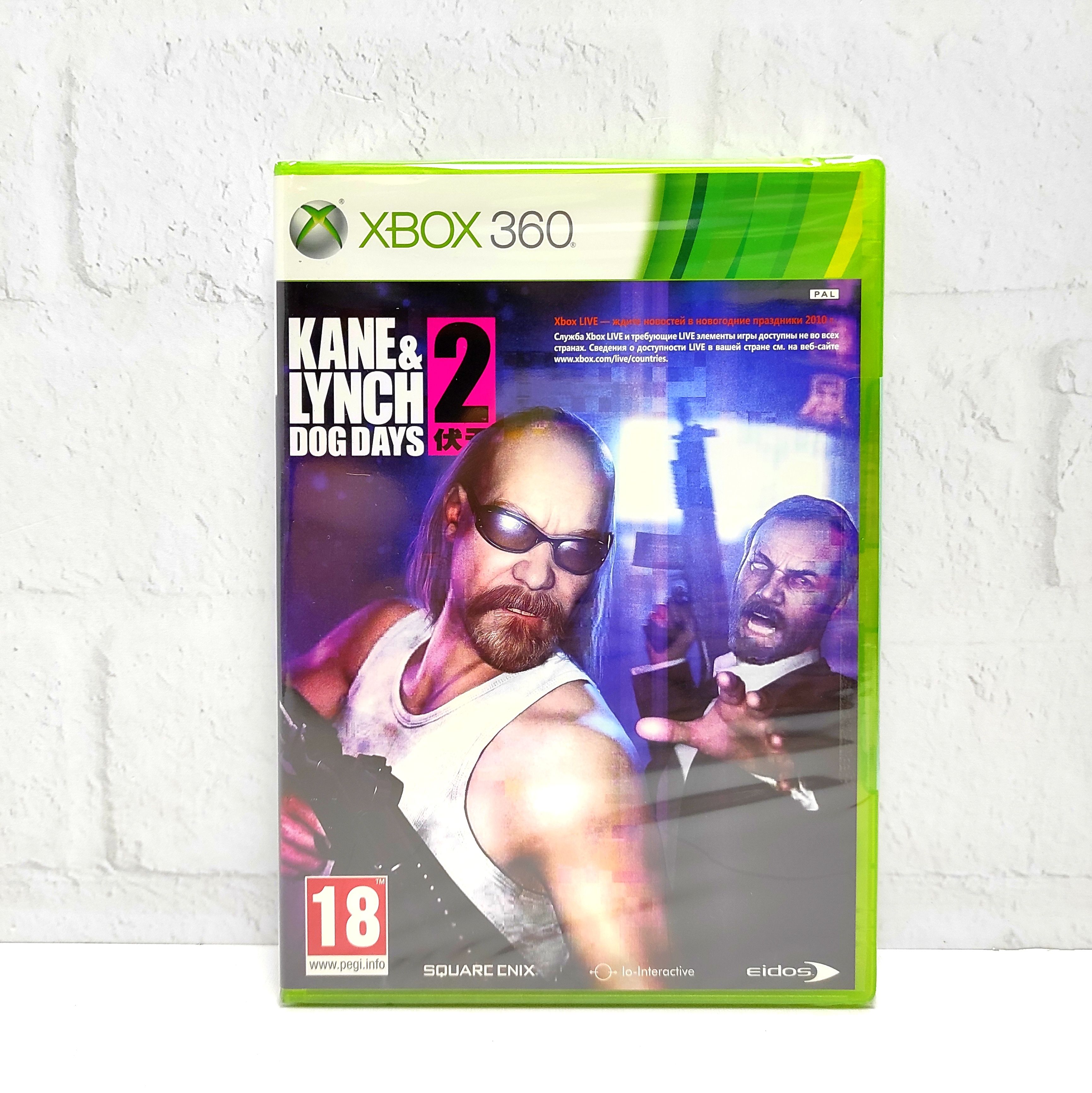 Kane & Lynch 2 Dog Days Видеоигра на диске Xbox 360