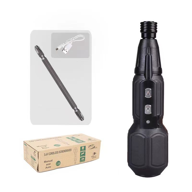 Электрическаяотвертка,беспроводнойнаборотверток,автоматическийнаборинструментовдлядомашнегоремонтасосветодиоднойподсветкойиUSB-кабелем