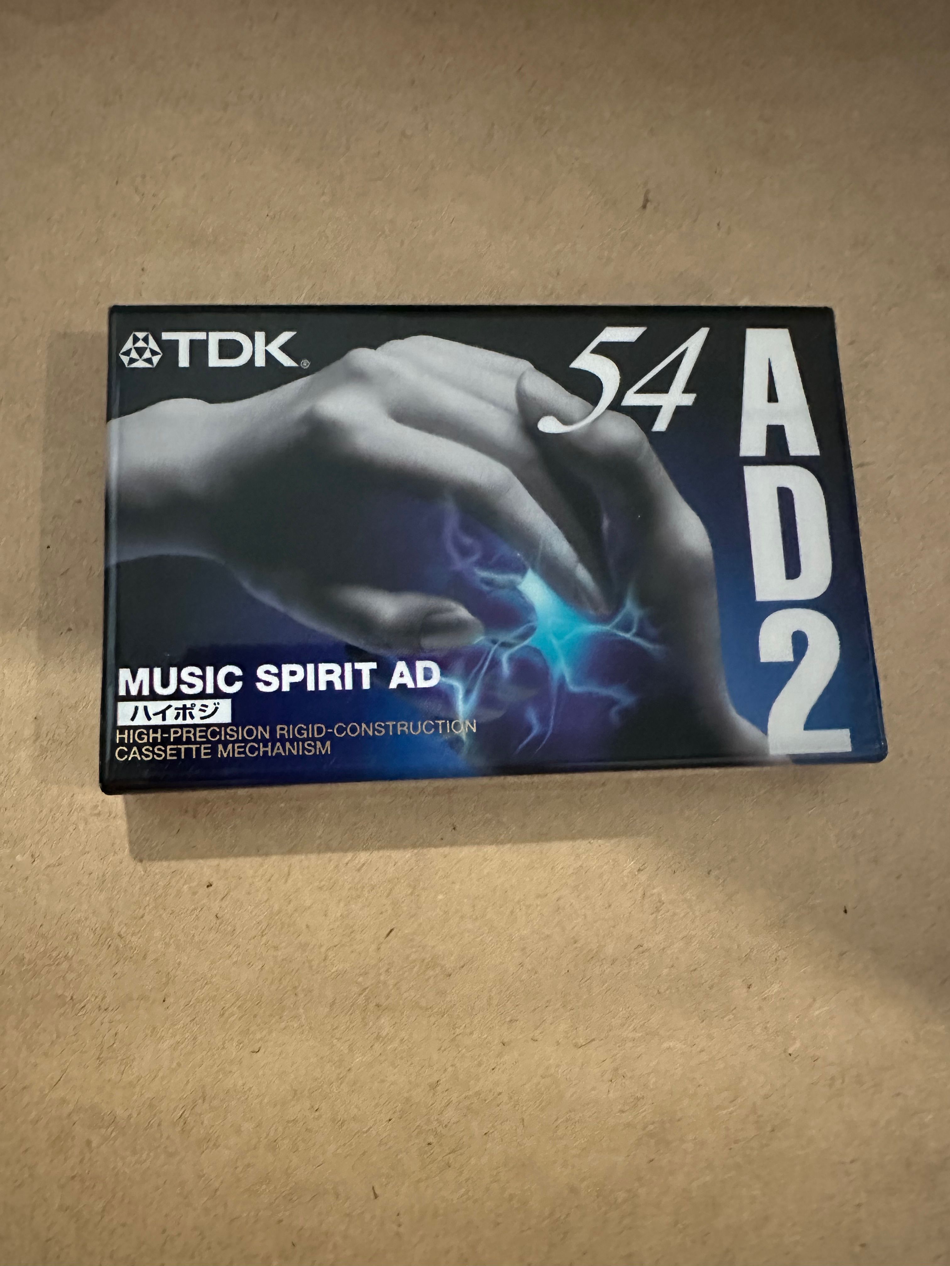 Аудиокассета TDK 54 AD2 music spirit AD