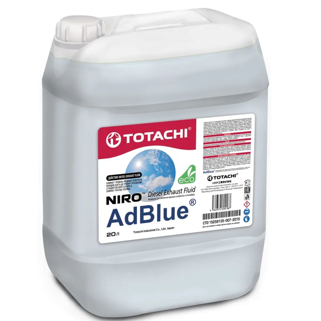 TOTACHI NIRO AdBlue 20л Жидкость для обработки выхлопных газов