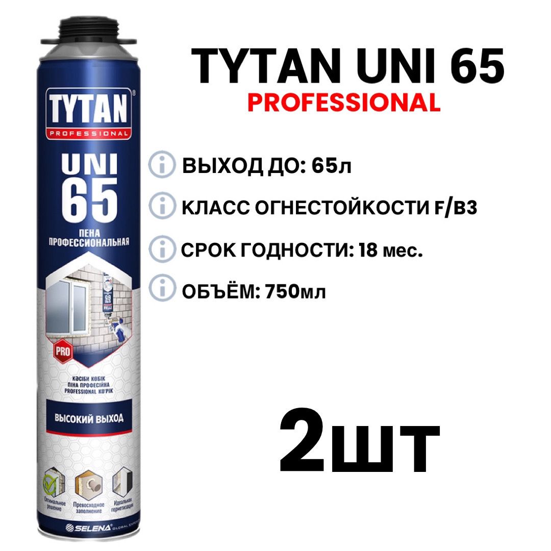 Tytan Professional Клей-пена Всесезонная 750 мл