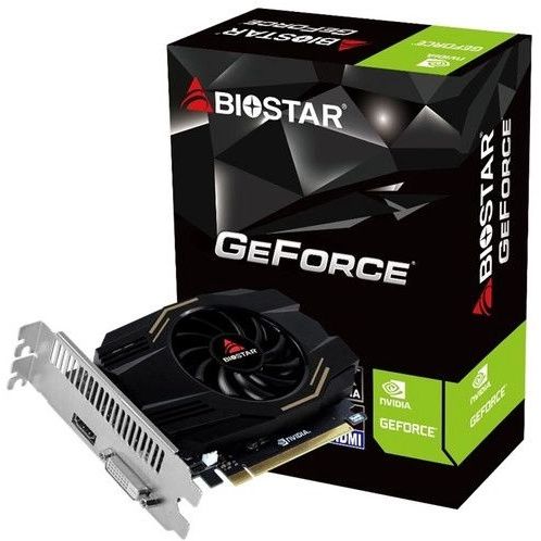 Biostar Видеокарта GeForce GT 1030 GT1030-4GB DDR4 4 ГБ (VN1034TB46), LHR