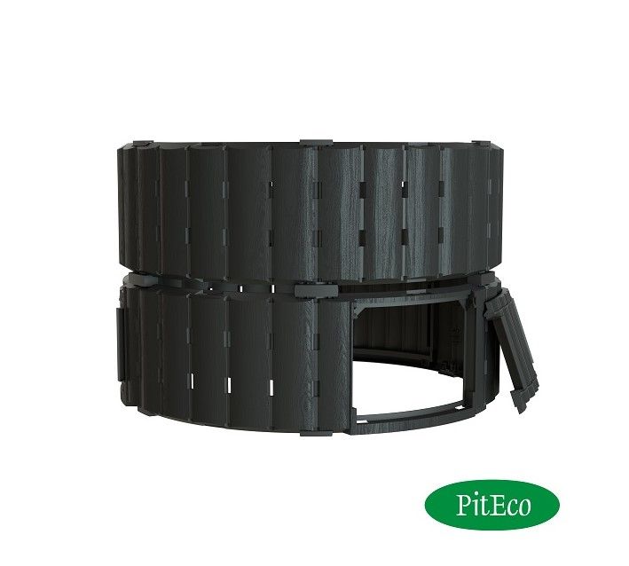 Компостер Piteco 670л чёрный KSI-K11080