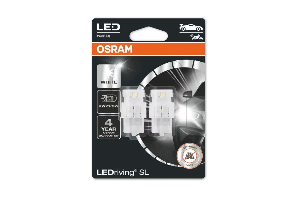 Лампа Osram Светодиодная W21/5W W3X16Q 1.3W