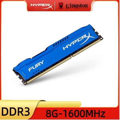 Latumab Оперативная память Kingston Fury Оперативная память ddr3, HyperX FURY BlUE 1600 МГц 1x8 ГБ, комплект материнская плата процессор оперативная память,оперативная память  (HX316C10FBK1/8) 1x8 ГБ (HX316C10F/8)