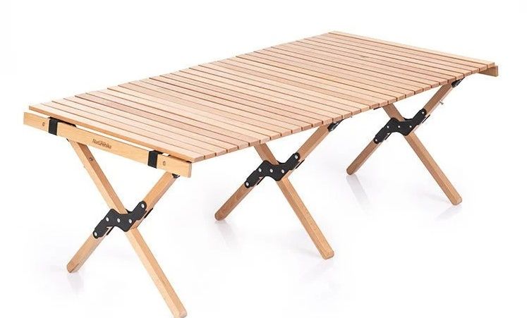 Стол Naturehike Folding Egg Roll Table Wood