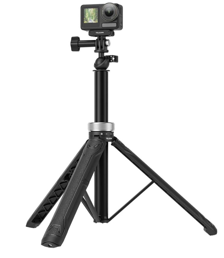 Телескопический монопод-штатив Telesin MAX Grip Tripod 30-150 см, S1-TSS-01