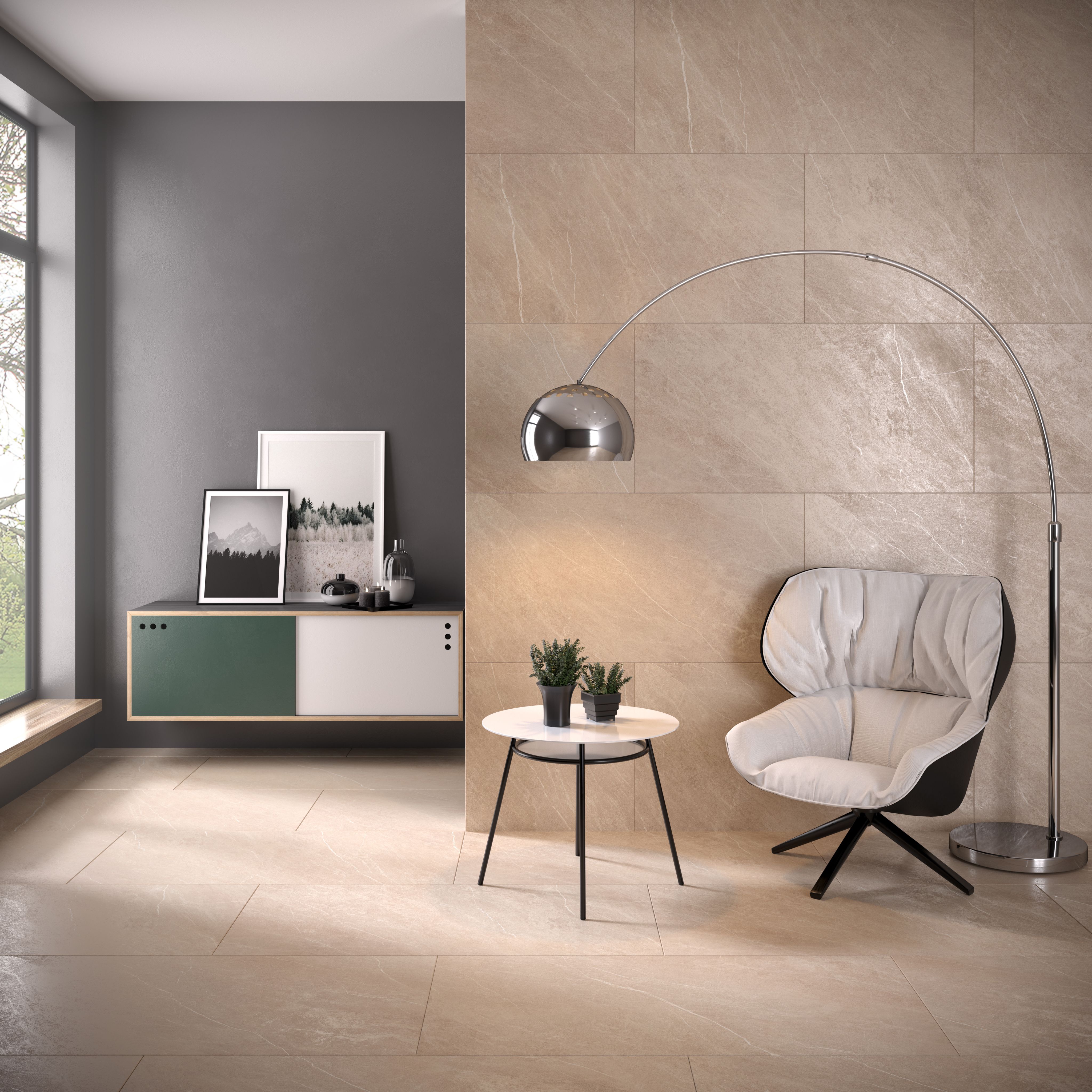 Керамогранит Gracia Ceramica Abremo бежевый 60х120 см