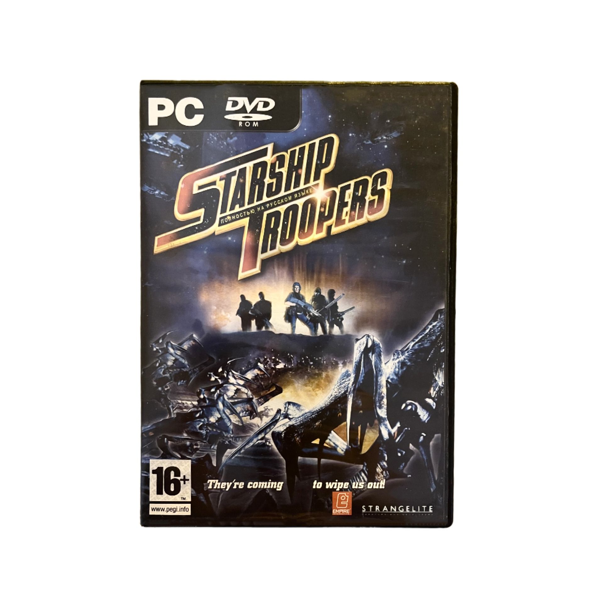 Игра Игра PC Starship Troopers - (Shooter & Action / Стрелялка, Экшн, Strangelite, 2005) (Windows, PC, Русская версия)