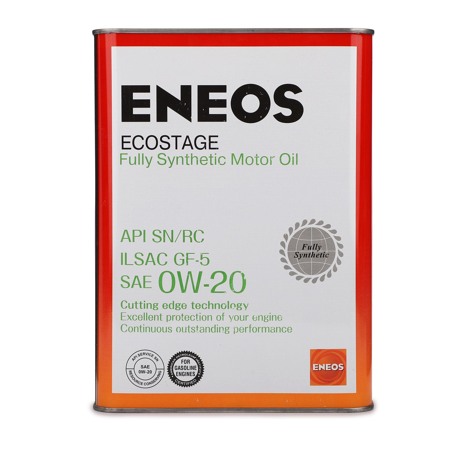 ENEOS 0W-20 Масло моторное, Синтетическое, 4 л