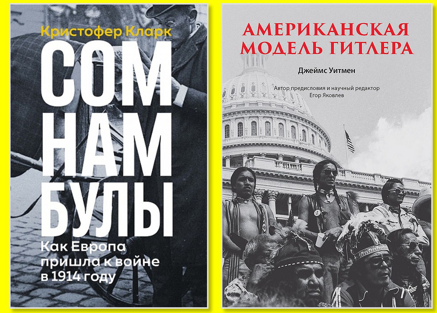 КОМПЛЕКТ: 1. Американская модель Гитлера. 2. Сомнамбулы: Как Европа пришла к войне в 1914 году. | Уитмен Джеймс, Кларк Кристофер