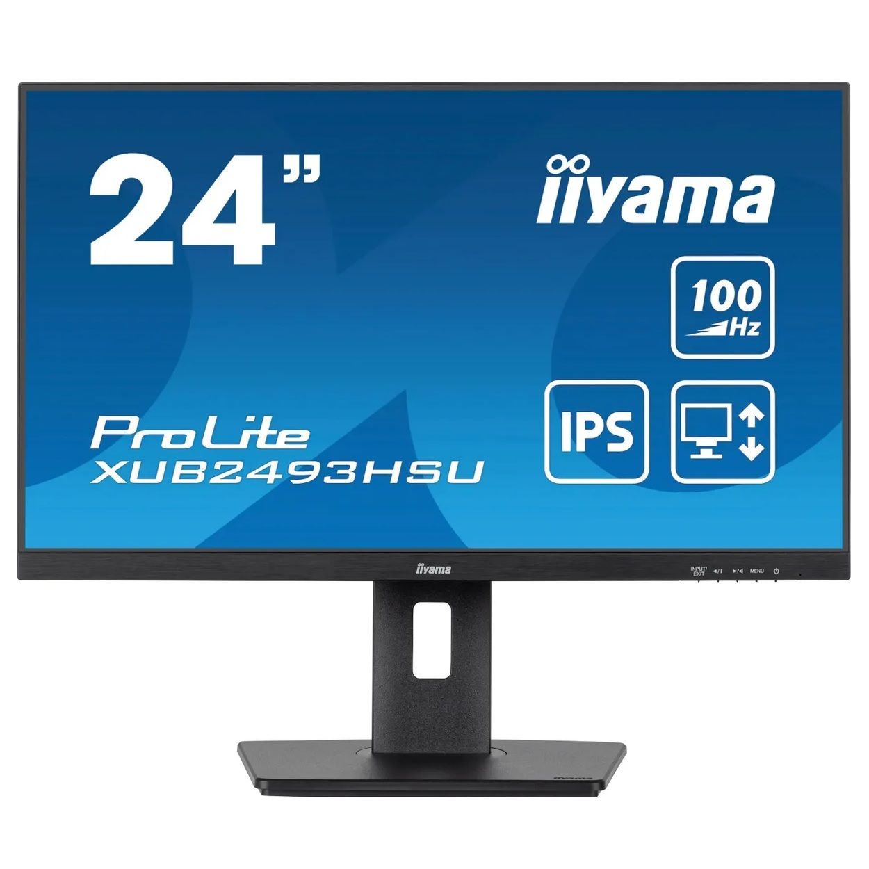 iiyama23.8"МониторXUB2493HSU-B6,черный