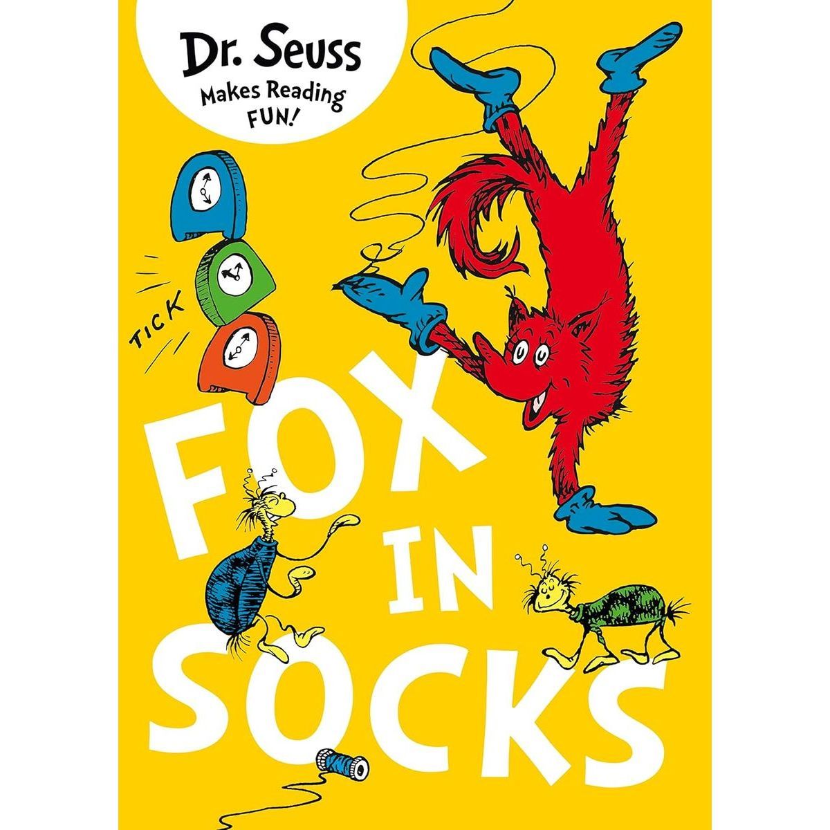 Dr. Seuss Fox in Socks "Лис в носках" детская книга доктора Сьюза