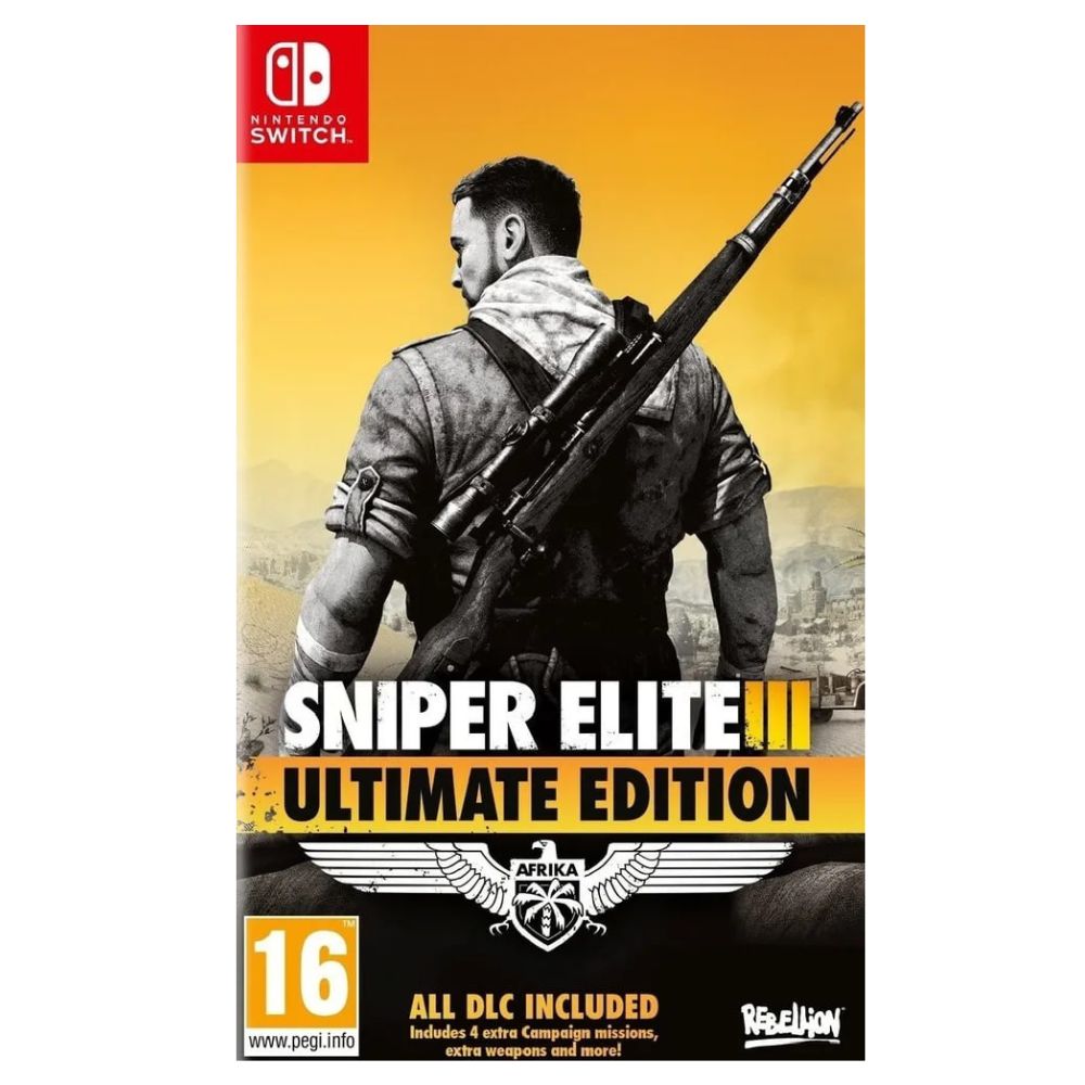 Игра Sniper Elite 3 (III) Ultimate Edition, Картридж для Nintendo Switch (Русская версия)