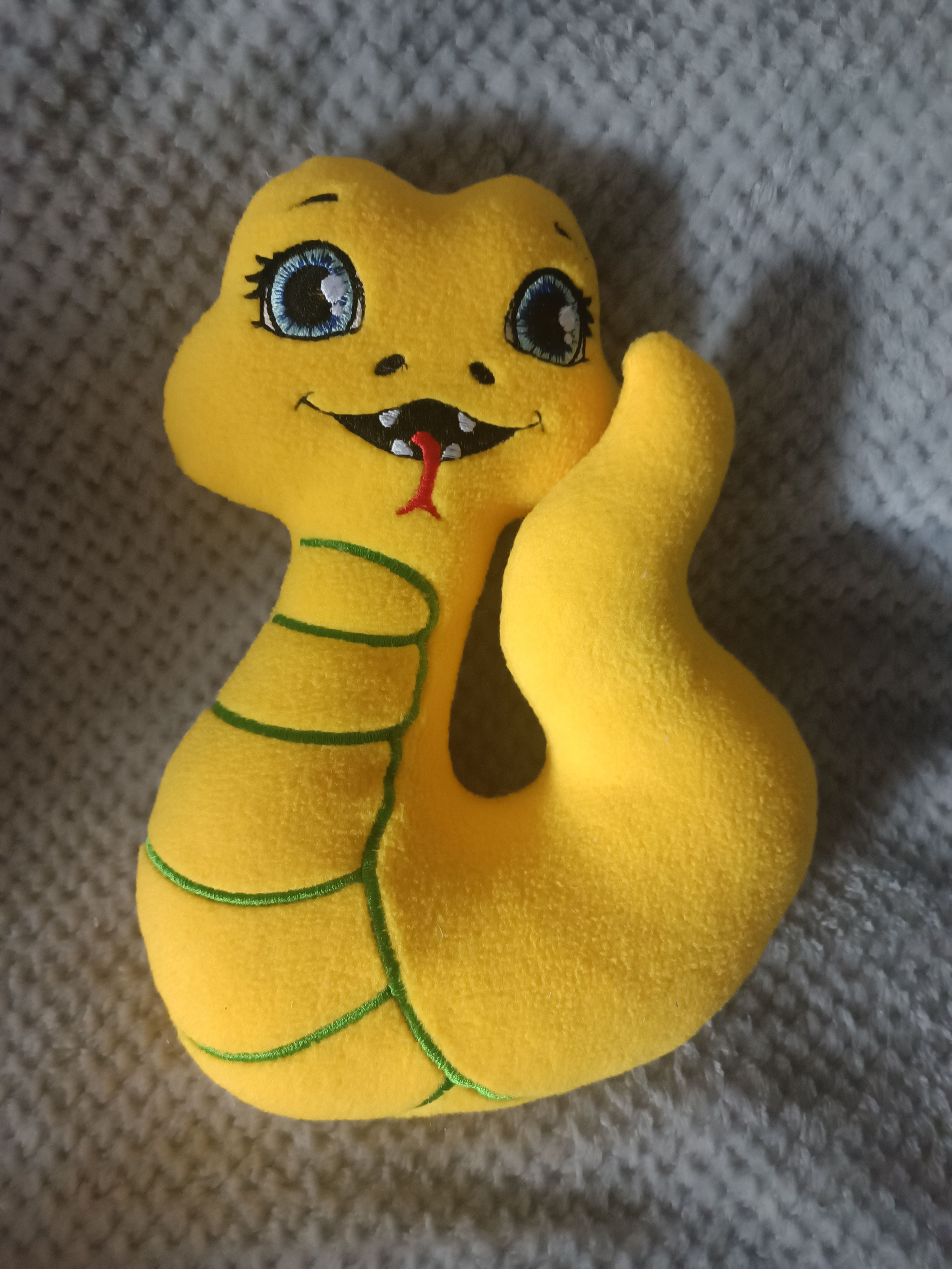 Мягкая игрушка змея своими руками