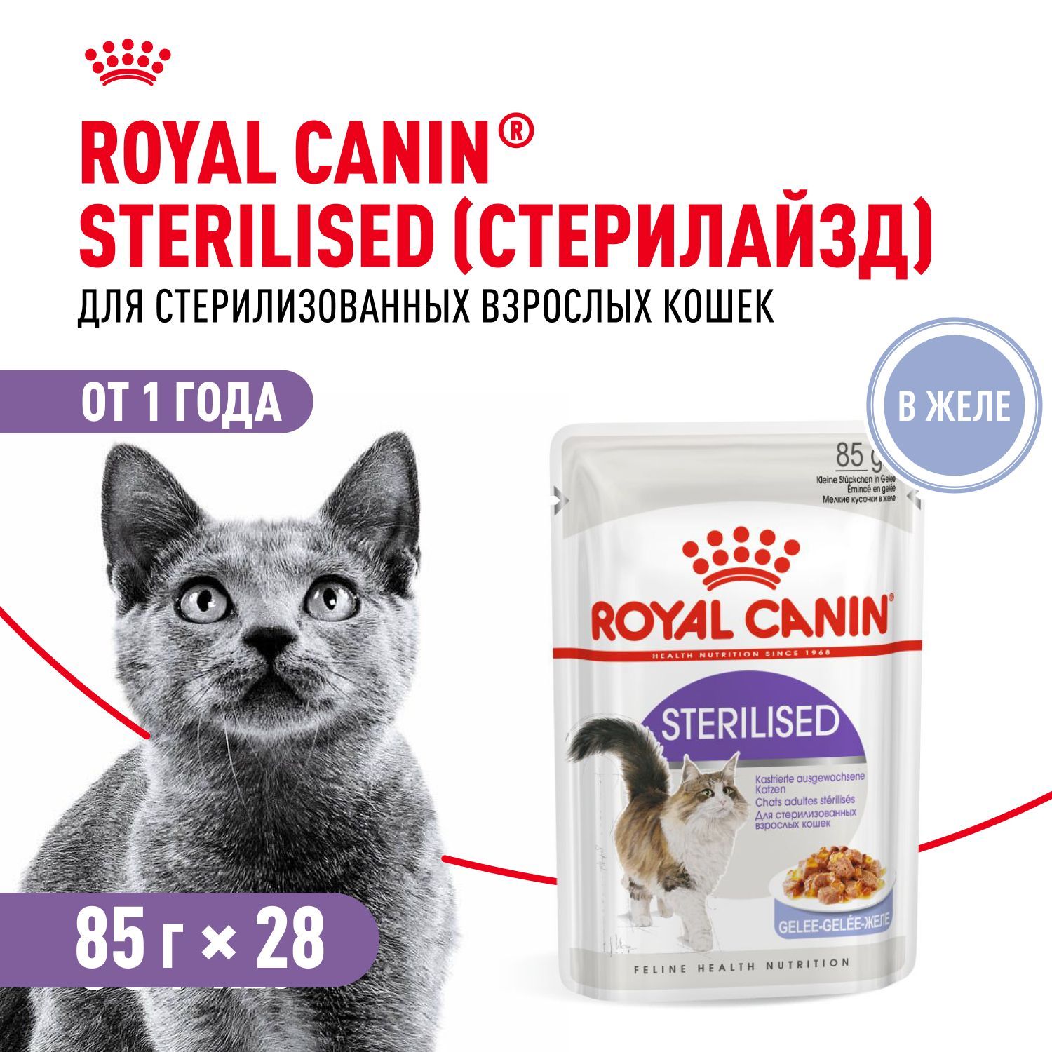 RoyalCaninSterilisedЖеле