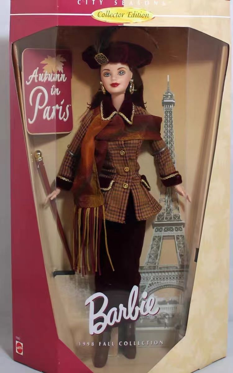 Куклы Barbie/ Barbie City Seasons Autumn In Paris 1998 /Подарок для девушки/30cm